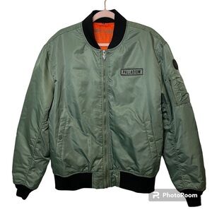Palladium Mens City Flight Jacket Seaspray Size XL